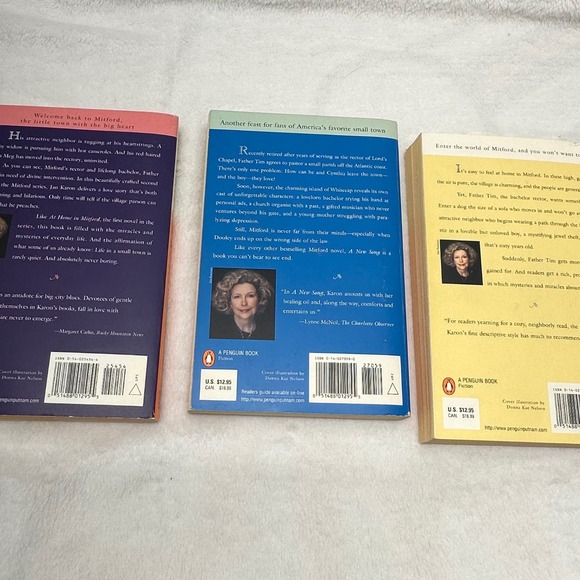 Jan Karon Mitford Series Books Lot of 3 Paperback Excellent Christian Fiction - Picture 6 of 11